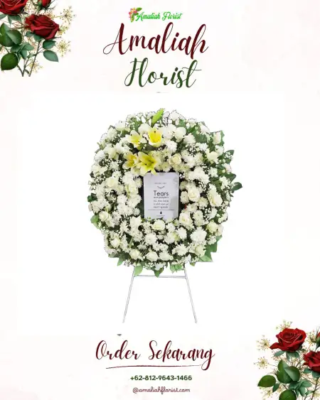 Krans Bunga Duka Mendoyo Dauh Tukad